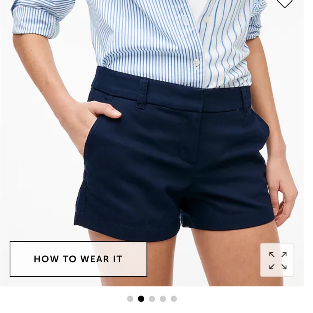 Jcrew chino shorts -navy